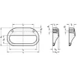 Ganter Griffleisten, Kunststoff GN130.3
