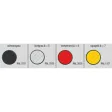 Kipp Novo.Grip Rändelknopf Gr. 1 M5x15 Deckel verkehrsrot