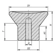 KIPP PILZKNOPF GR. 1 D=M04