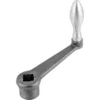 Kipp Handkurbel, gerade Form F, L1=200, S=22, H=44