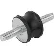 Kipp Gummi-Metall-Puffer Typ AT D=40, H=48