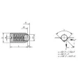 KIPP D=M10 FEDERNDES DRUCKSTÜCK STANDARD