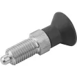 Kipp Arretierbolzen Gr. 4 Form A Arretierstift gehärtet Edelstahl