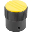 Kipp Novo.Grip Dosierknopf Gr. 1 D=5h8 Form A, Deckel rapsgelb