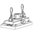 Kipp Kugelrolle mit Gehäuse, Ausführung B D=36
