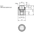 Kipp Pendelauflage Form K mit O-Ring D1=30, L1=30