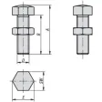 KIPP AUFLAGEBOLZEN MESSING BLANK