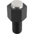 Kipp Pendelauflage Form K mit O-Ring D1=M12, L1=20