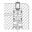 Kipp Kugeldruckschraube Form A ohne Kopf, D1=M24, L1=39,7