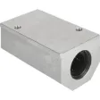 Norelem Lineargehäuseeinheit Tandem, D=20, Aluminium, geschlossen