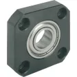 Norelem Loslagereinheit Gr. 10 Stahl, in Flanschausführung D1=8