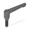 Ganter Verstellbare Klemmhebel, Schraube mit MS-Zapfen GN306-30