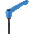 Kipp Klemmhebel Gr. 5 M12x60 Griffhebel verkehrsblau