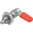 KIPP SPERRRIEGEL MIT SECHSKANT, D=8, M12X1,5, SW1=12, FORM:D, MIT KAPPE