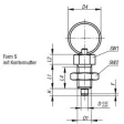 KIPP ARRETIERBOLZEN OHNE RASTNUT GR. 0