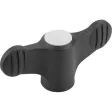 KIPP FLÜGELGRIFF M06 SCHWARZGRAU RAL7021