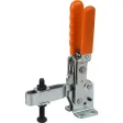Kipp Schnellspanner vertikal mit Sicherung mit waagrechtem Fuss, P=350