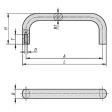 KIPP A=150 BÜGELGRIFF OVAL