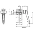 KIPP SPANNGELENK ALUMINIUM
