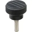 Kipp Novo.Grip Rändelknopf Gr. 0 M6x10 Edelstahl