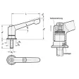 Ganter Verstellbare Klemmhebel mit Spannkraft-Verstärkung GN300.4-63