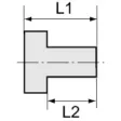 Riegler Reduziernippel kurz G1/8