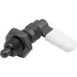 KIPP SPERRRIEGEL MIT SECHSKANT, D=8, M20X1,5, SW1=20, FORM:D, MIT KAPPE