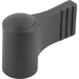 Kipp Novo.Grip Flügelgriff einseitig A=22 M6 Deckel schwarzgrau, Edelstahl