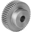 Norelem Stirnzahnrad Modul 1 gerade verzahnt Form A Z=34 B=15 Stahl