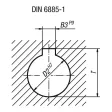 KIPP 2-SPEICHENHANDRAD D1=80 PASSBOHRUNG
