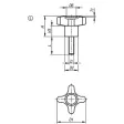 KIPP KREUZGRIFF M08X20