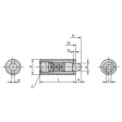 KIPP D=M08 FEDERNDES DRUCKSTÜCK STANDARD