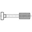KIPP MAGNET FLACHGREIFER FORM:A, HARTFERRIT, RUND