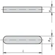Kipp Passfeder DIN6885 A B=10, L=22