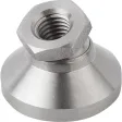 Kipp Gelenkteller Form B Edelstahl D1=M8, D2=25
