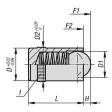 KIPP D=10 FEDERNDES DRUCKSTÜCK STANDARD