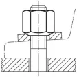 Kipp Sechskantmutter DIN6330 Edelstahl 1,5d hoch, M6