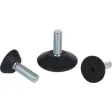 Kipp Stellfuss rund D=30, M6x20