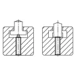 KIPP D=M16 FEDERNDES DRUCKSTÜCK STANDARD