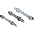 Kipp Gewindespindel M16x100 für Gelenkfuss