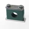 Stauff Komplettschelle Gr. 7, 80 mm Schwere Baureihe, Polypropylen