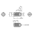 KIPP D=M12 FEDERNDES DRUCKSTÜCK STANDARD