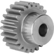 Norelem Stirnzahnrad Modul 2 gerade verzahnt Form A Z=61 B=20 Stahl
