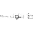 Kipp Fuss mit Gewindezapfen Form A D1=M10, H=20