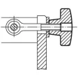 Kipp Kreuzgriff GG Form E, D1=80, D5=M16