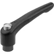 KIPP M06 KLEMMHEBEL MIT SCHUTZKAPPE GR. 2