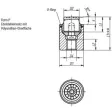 Kipp Pendelauflage Form P mit O-Ring D1=30, L1=32