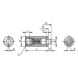 KIPP D=M06 FEDERNDES DRUCKSTÜCK STANDARD