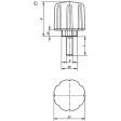 KIPP SPANNGRIFF ERGONOMISCH D=M10