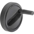 Kipp Novo.Grip Handrad Sicherheitszyl. Griff Gr. 1, D1=80, D=12h7